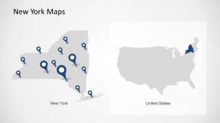 PowerPoint Map of New York