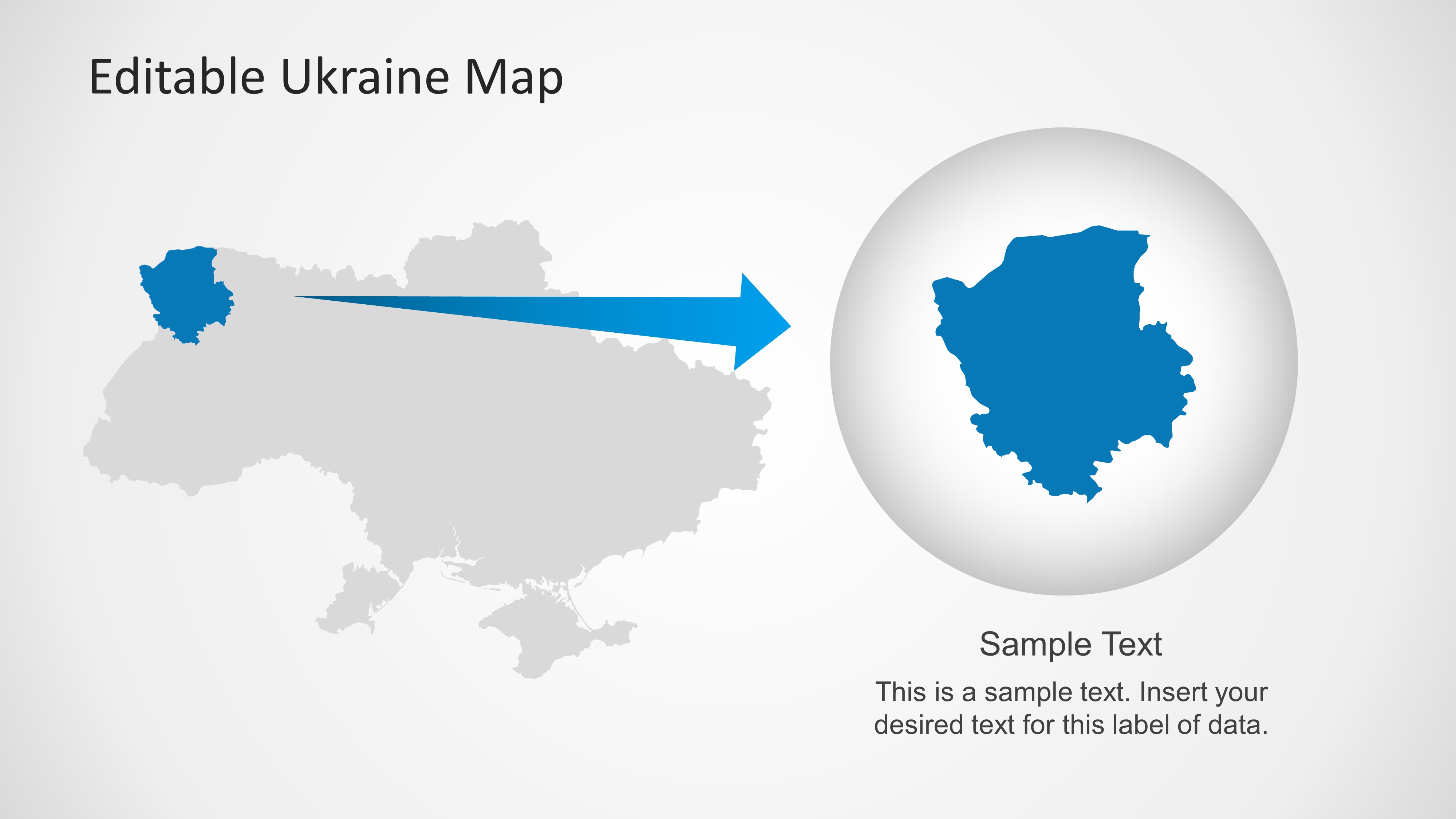 Editable map Kiev Ukraine