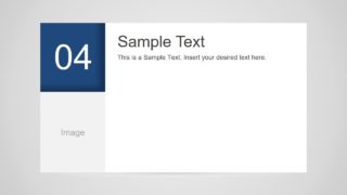 Number 4 Slide Design for PowerPoint