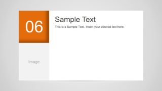 Number 6 Slide Design for PowerPoint
