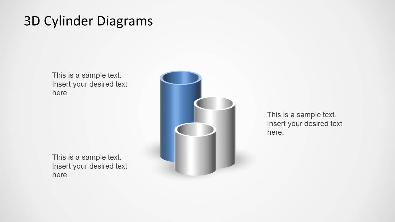 3D Cylinder Shapes for PowerPoint - SlideModel