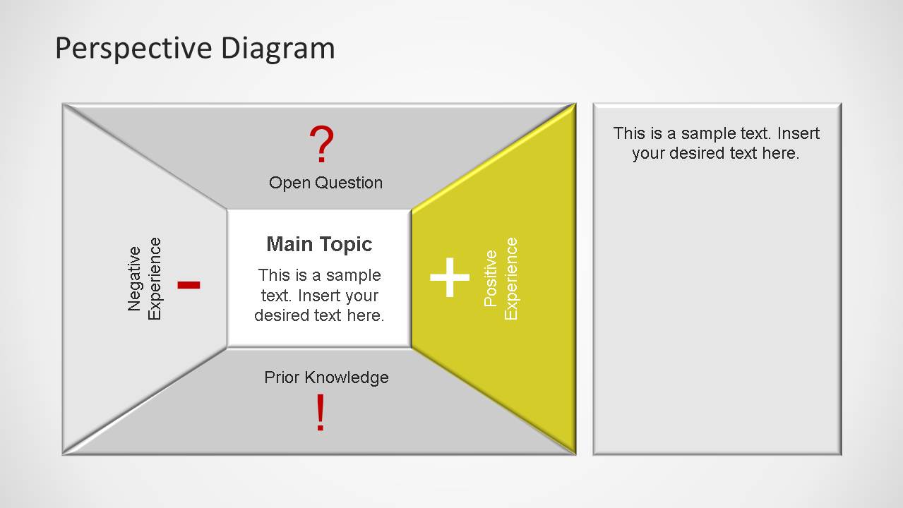 Perspective Diagram Powerpoint Teamplate Slidemodel 2450