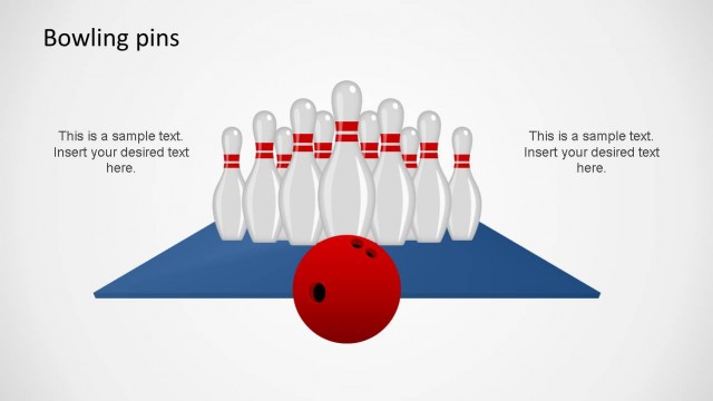 Bowling Pins PowerPoint Shapes