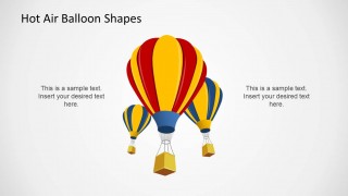 air balloon shapes powerpoint slidemodel