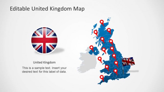 UK Map Template for PowerPoint