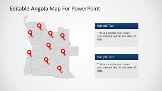 Location Pin Markers Angola