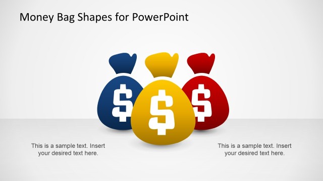 Money Bag Shapes for PowerPoint