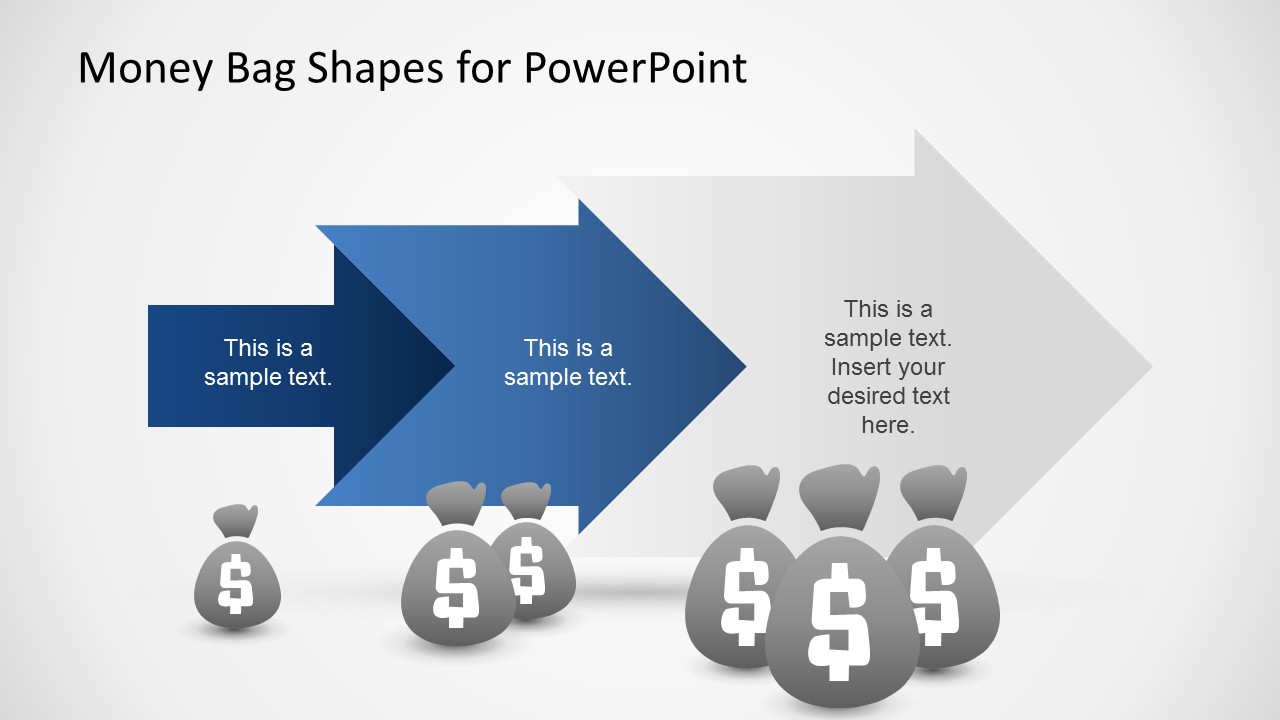 Money Bag Shapes for PowerPoint - SlideModel