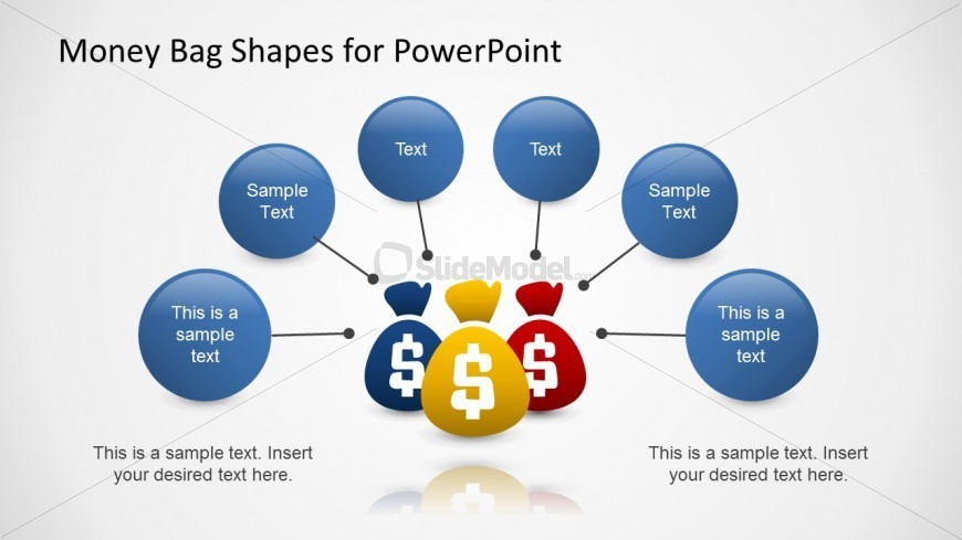 Contributing Factors with Money Bag Slide Design for PowerPoint