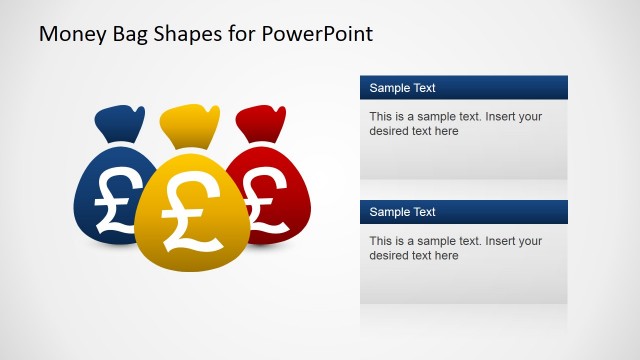 3 Money Bags Clipart With Textboxes