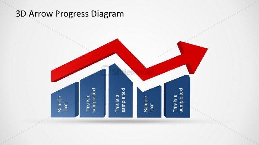 Amusing 3D PowerPoint Charts, with Area and Line Charts.