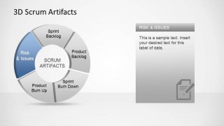 3D Agile Scrum Artifacts PowerPoint Diagram Impediments