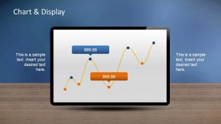 PowerPoint Editable Line Chart with Markers