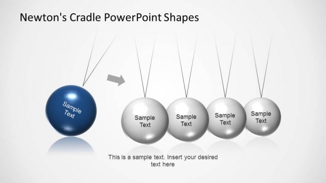 Newtons Cradle PowerPoint Spheres