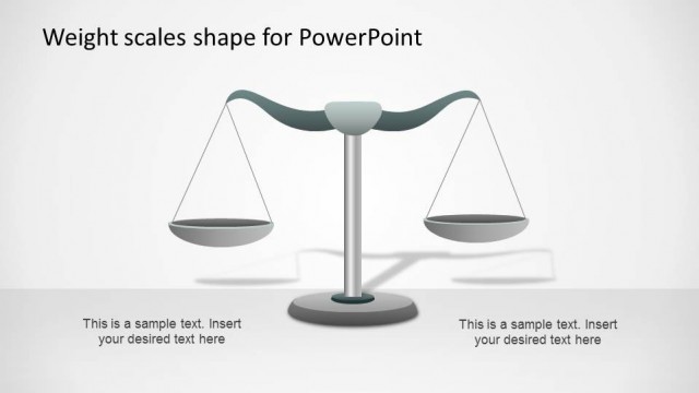 Weight Scale PowerPoint Shape Equilibrium