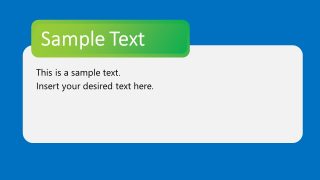 Editable Slide Template with Text Area - Cycle Diagram Layout with PowerPoint Zoom