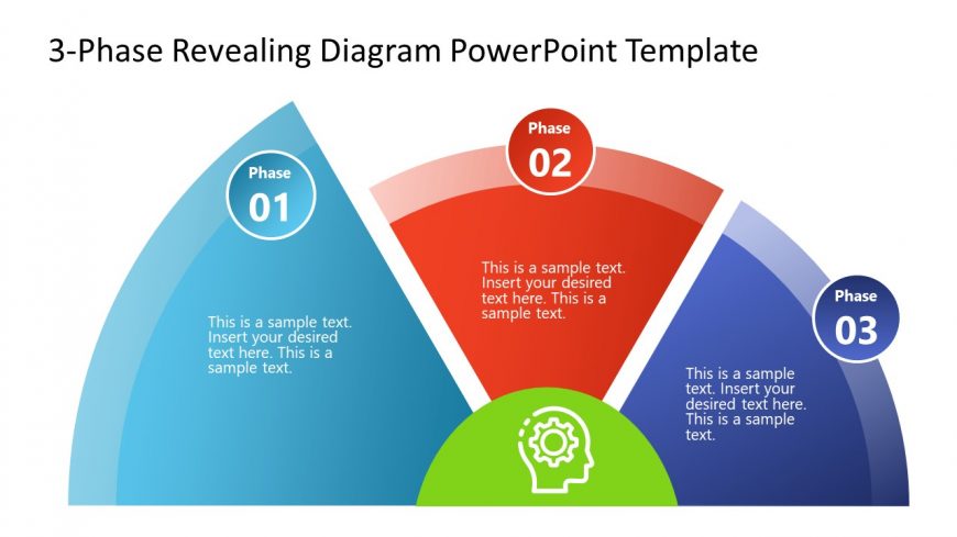 PPT Creative Diagram Slide for Presenting Three Steps