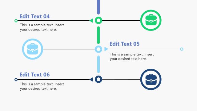 Work Experience Timeline Slide Template