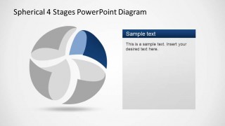 Sphere Diagram Blue Wedge Highlight