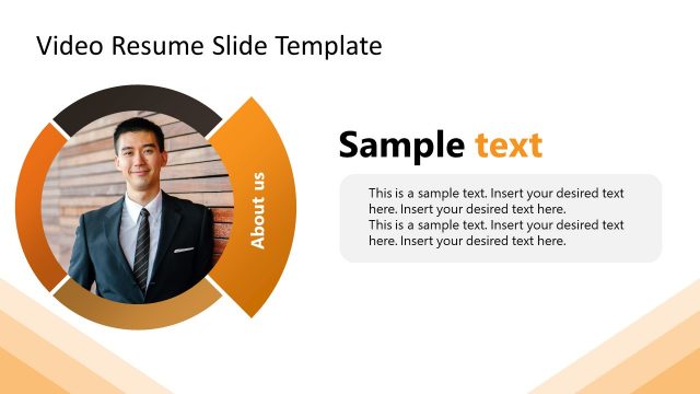 About Us Slide – Animated Resume Template