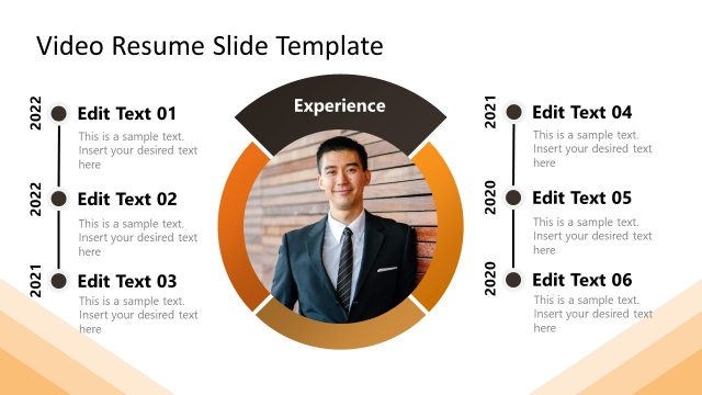 Editable Experience Presentation Slide for PowerPoint