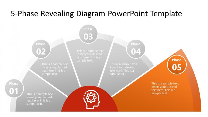 Editable 5-Phase Revealing Template for Presentation