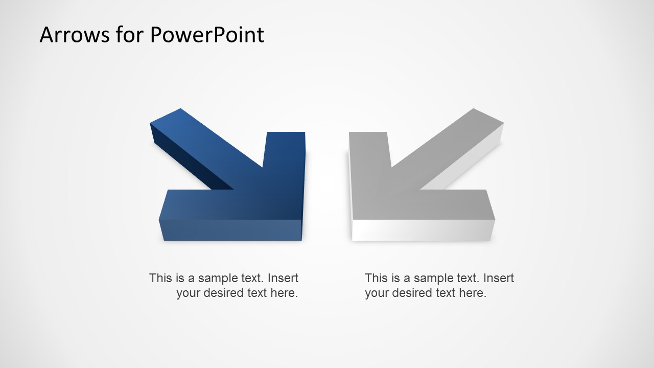 3d Arrows Powerpoint Template Slidemodel 6615