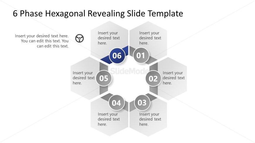 6-Phase Hexagonal Revealing Slide Template