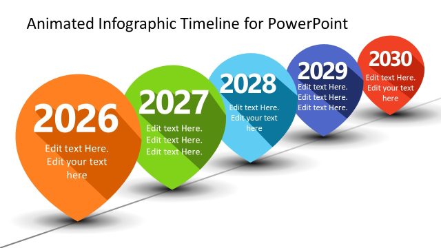 Animated Infographic Timeline for PowerPoint