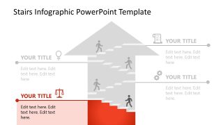 Stairs Infographic Slide for PowerPoint 