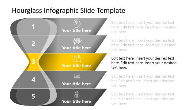 Hourglass Infographic Slide for PowerPoint