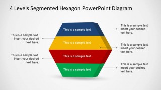 Editable Staged Diagram with 4 Layers and Descriptions