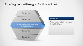 Five Layers Hexagonal Staged Diagram