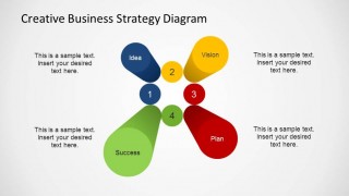 Pillars PowerPoint Diagram with 3D Depth Effect