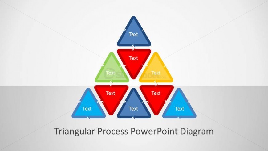 Triangular PowerPoint Process Diagram