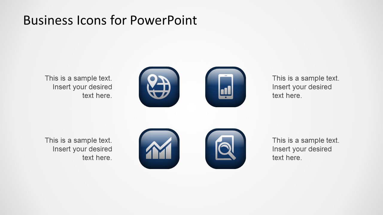 Business Icons Clipart for PowerPoint
