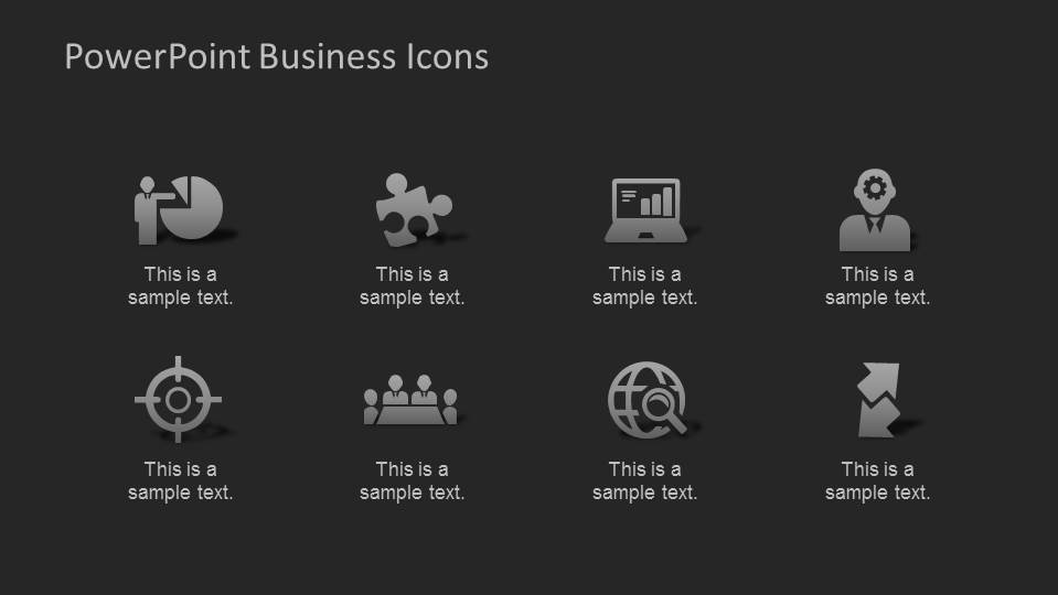 Spectacular PowerPoint Business Icons Collection