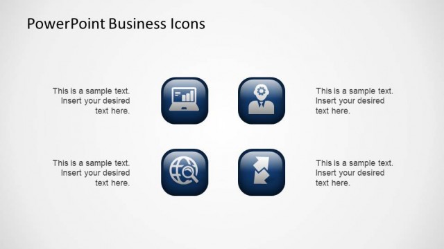 PowerPoint Icons with business Themes