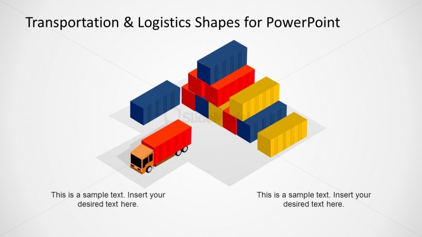 Logistics & Truck Shapes For PowerPoint - SlideModel