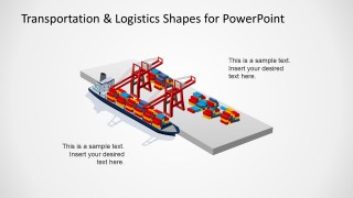 Port Logistics Maritime Slide Design for PowerPoint