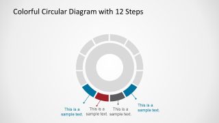 12 Steps Circular PowerPoint Concept Diagram