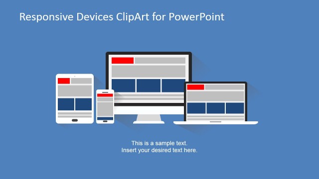 Responsive Devices ClipArt for PowerPoint