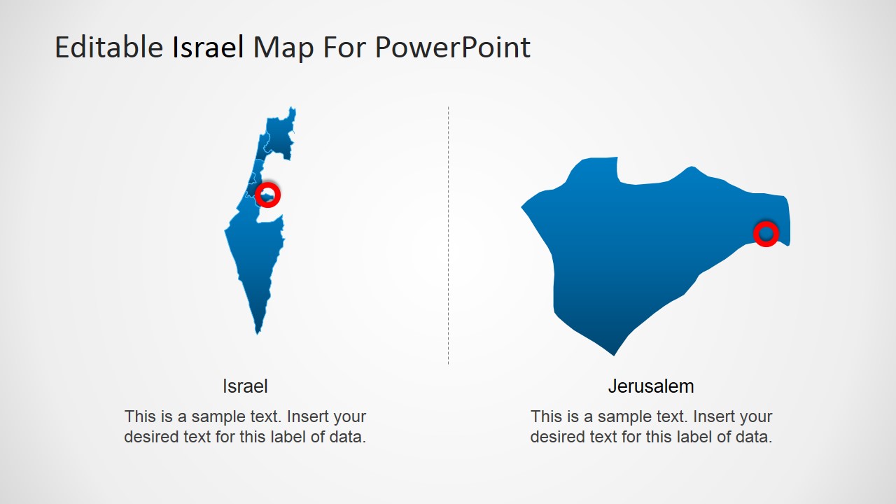PowerPoint Sate of Jerusalem PowerPoint Map