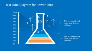 Test Tube Diagram Chart for PowerPoint