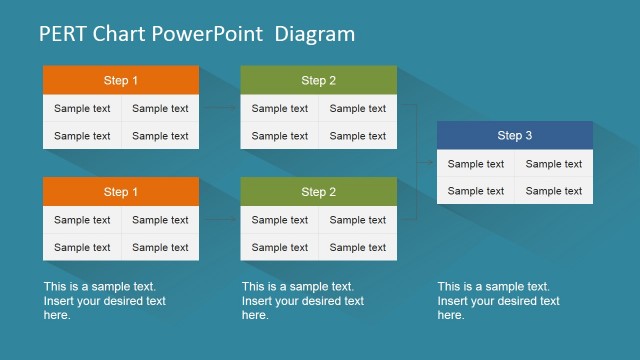 PERT Chart PowerPoint Diagram