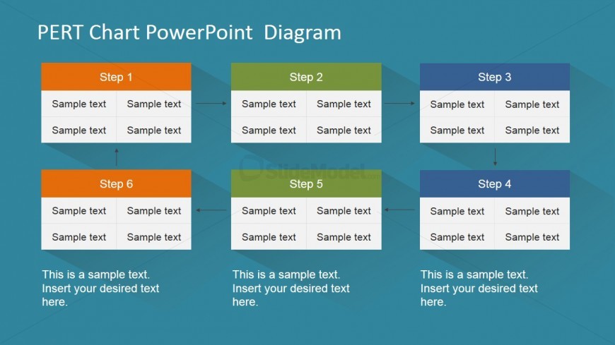 PowerPoint Cycle PERT Diagram