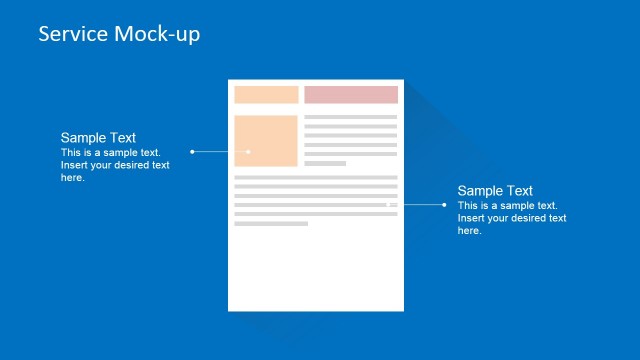 Ecommerce Service Landing Page PowerPoint Mock-up