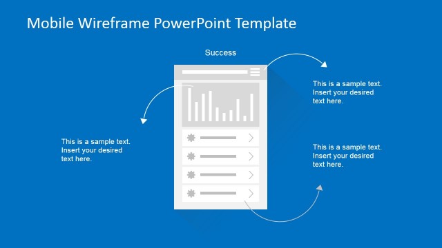 Data Driven Mobile Wireframe for PowerPoint