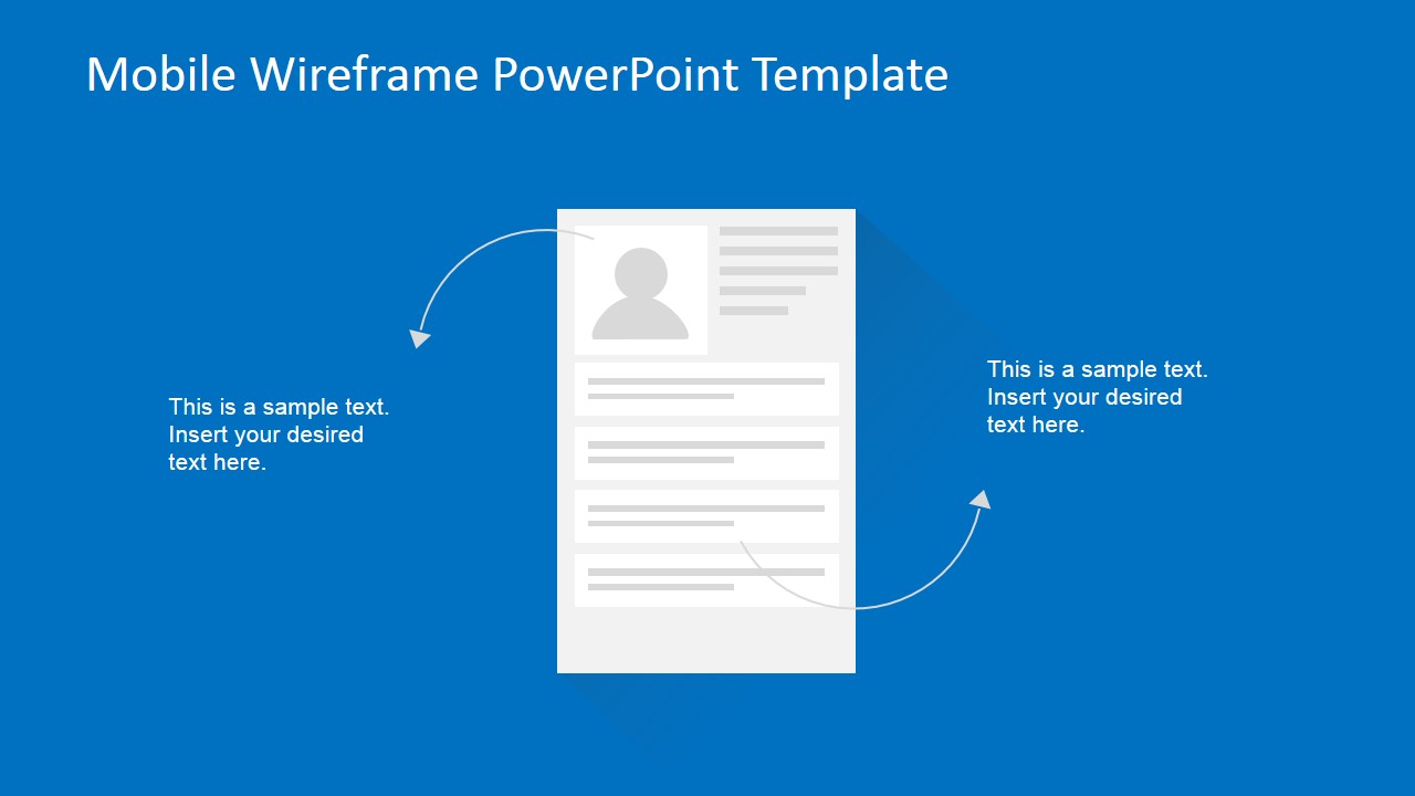 Mobile Wireframe  PowerPoint  Template SlideModel