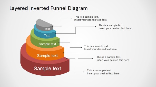 Highly Versatile 5 level Funnel Diagram